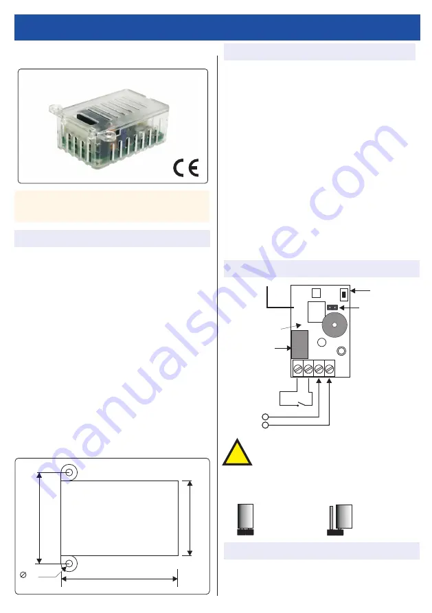 Erone SEL128R433-NN Installation Manual Download Page 1