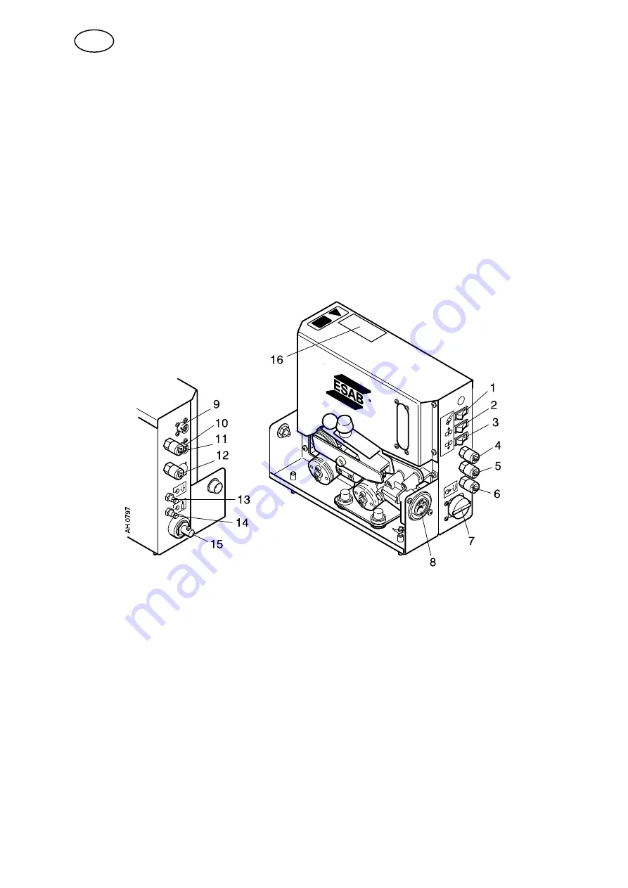 ESAB Aristo FeedControl Instruction Manual Download Page 10