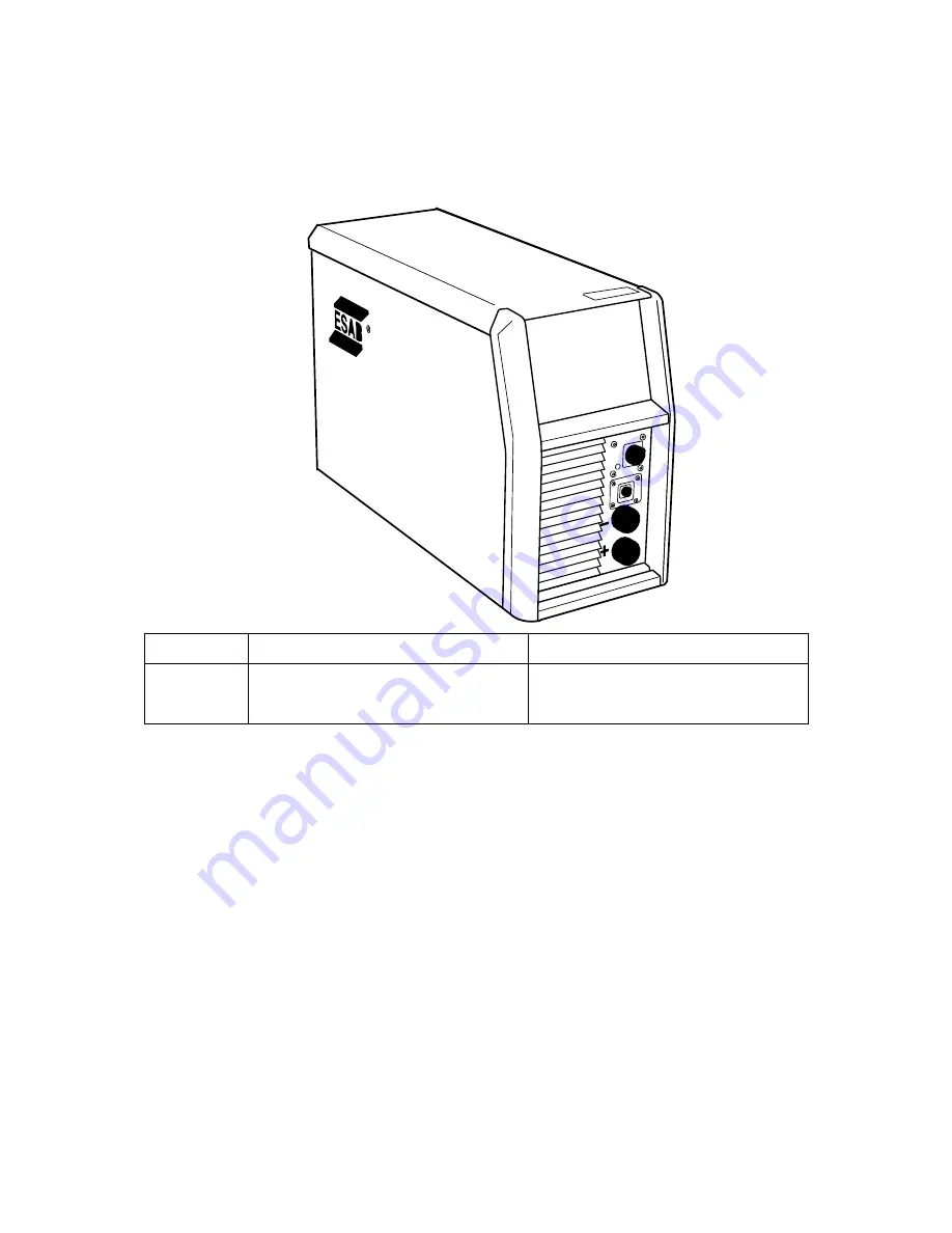 ESAB Aristo MechTig 3000i Instruction Manual Download Page 14