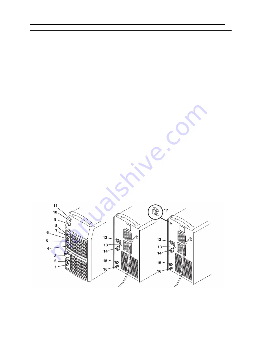 ESAB Aristo Mig 4000iw Instruction Manual Download Page 13