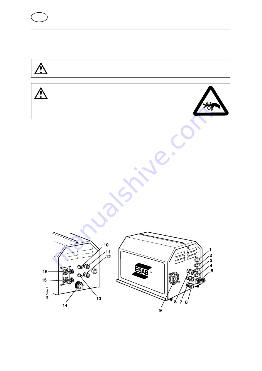 ESAB Aristo RoboFeed 3004w Instruction Manual Download Page 7