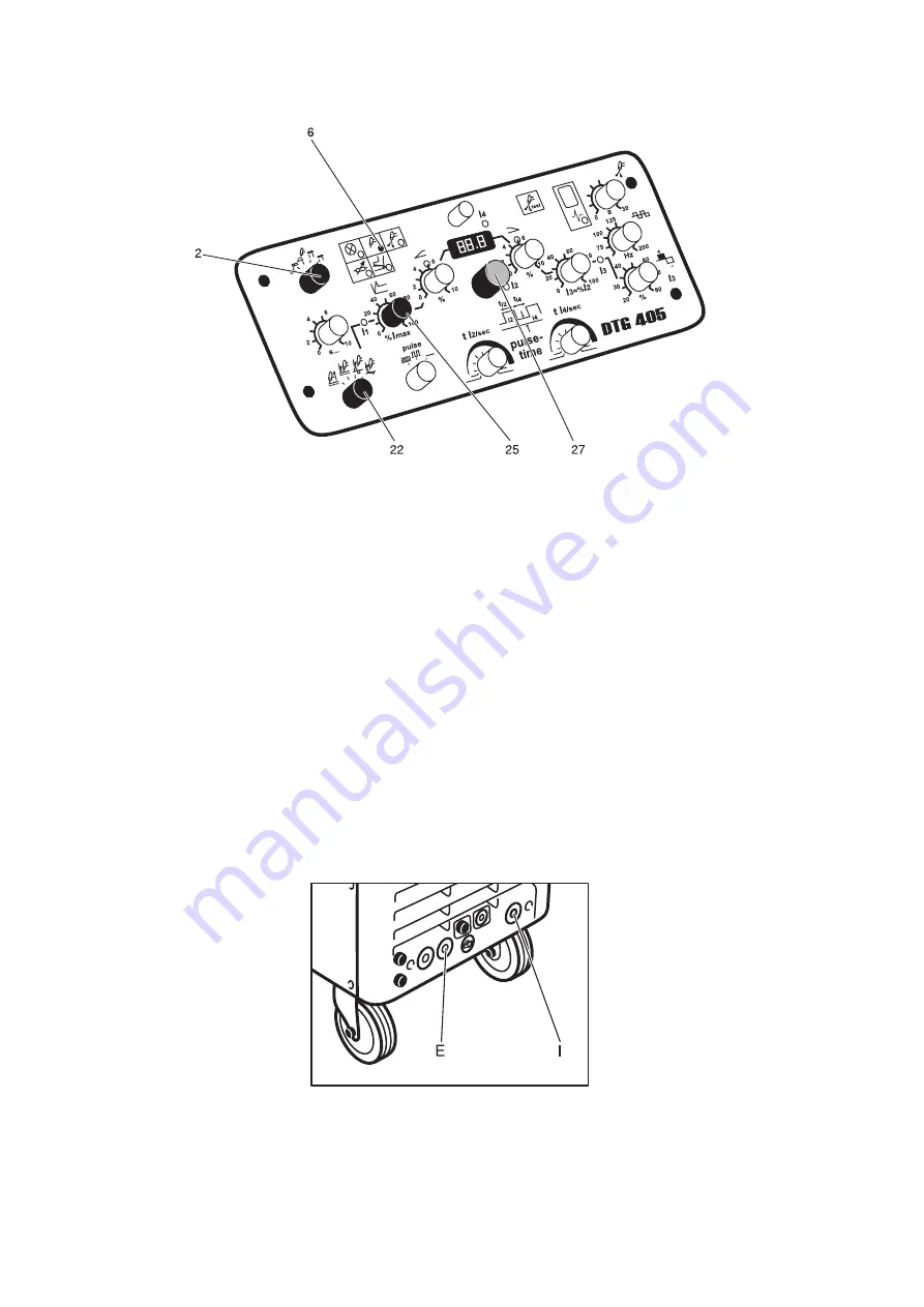 ESAB Aristotig 405 AC/DC Service Manual Download Page 74