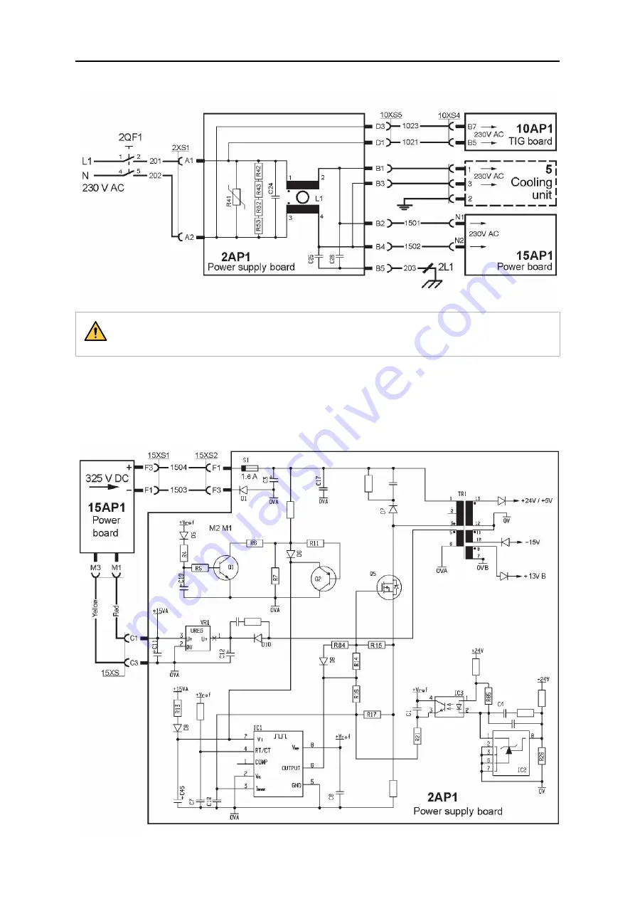 ESAB Caddy Tig 1500i TA34 Service Manual Download Page 15