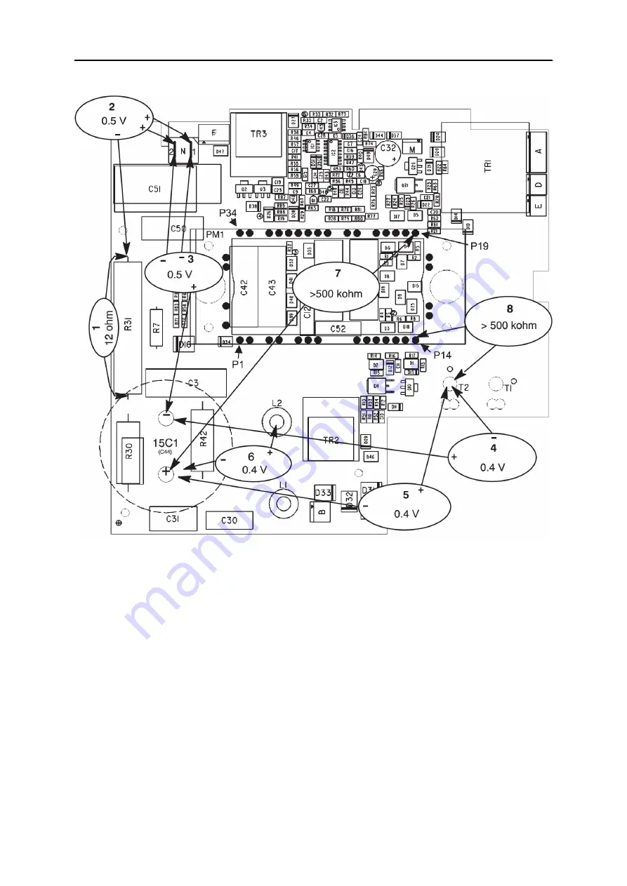 ESAB Caddy Tig 1500i TA34 Service Manual Download Page 42