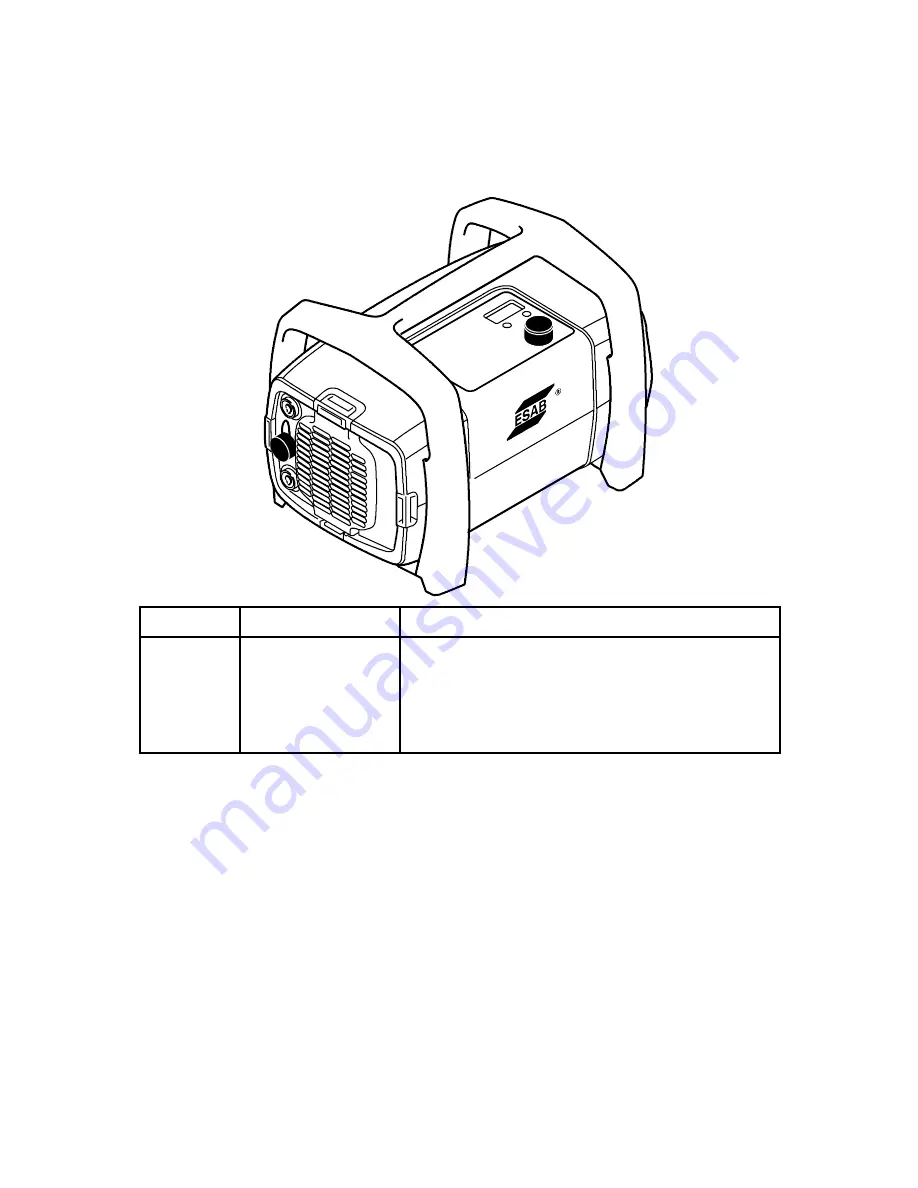 ESAB CaddyArc 150 Instruction Manual Download Page 14