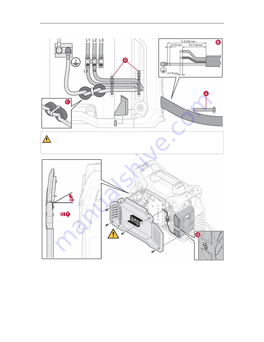 ESAB ES 300i Instruction Manual Download Page 14