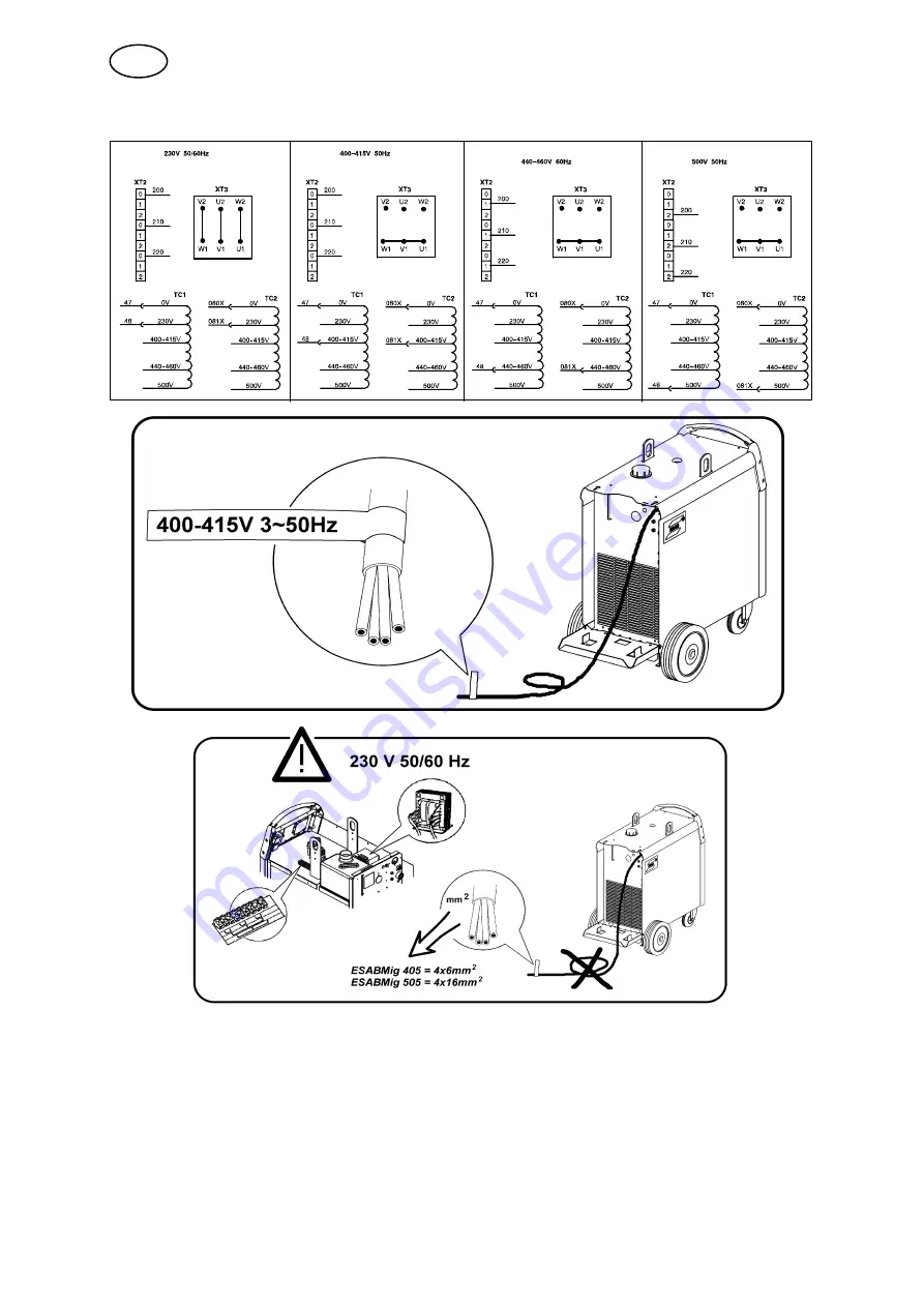 ESAB ESABMig 405 Instruction Manual Download Page 127