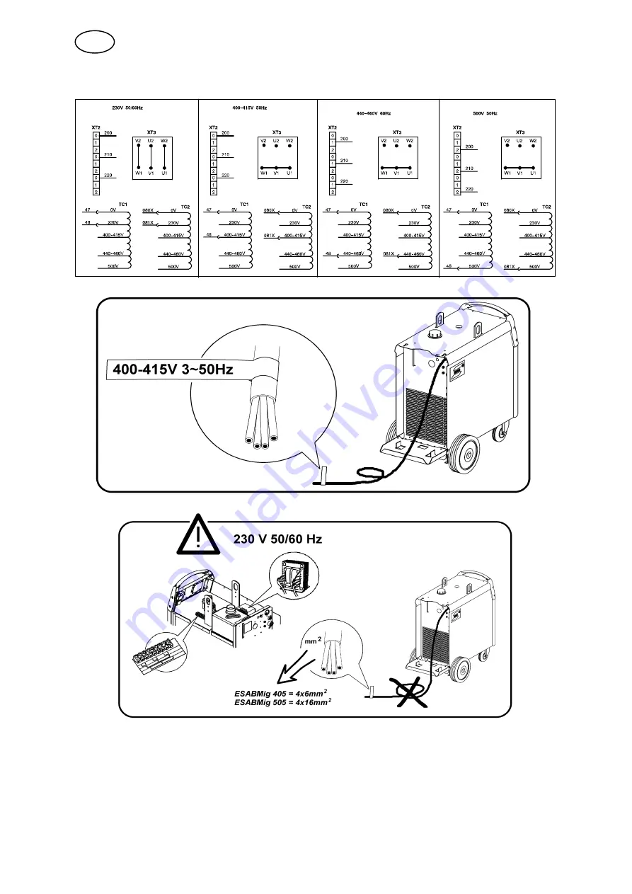 ESAB ESABMig 405 Instruction Manual Download Page 166