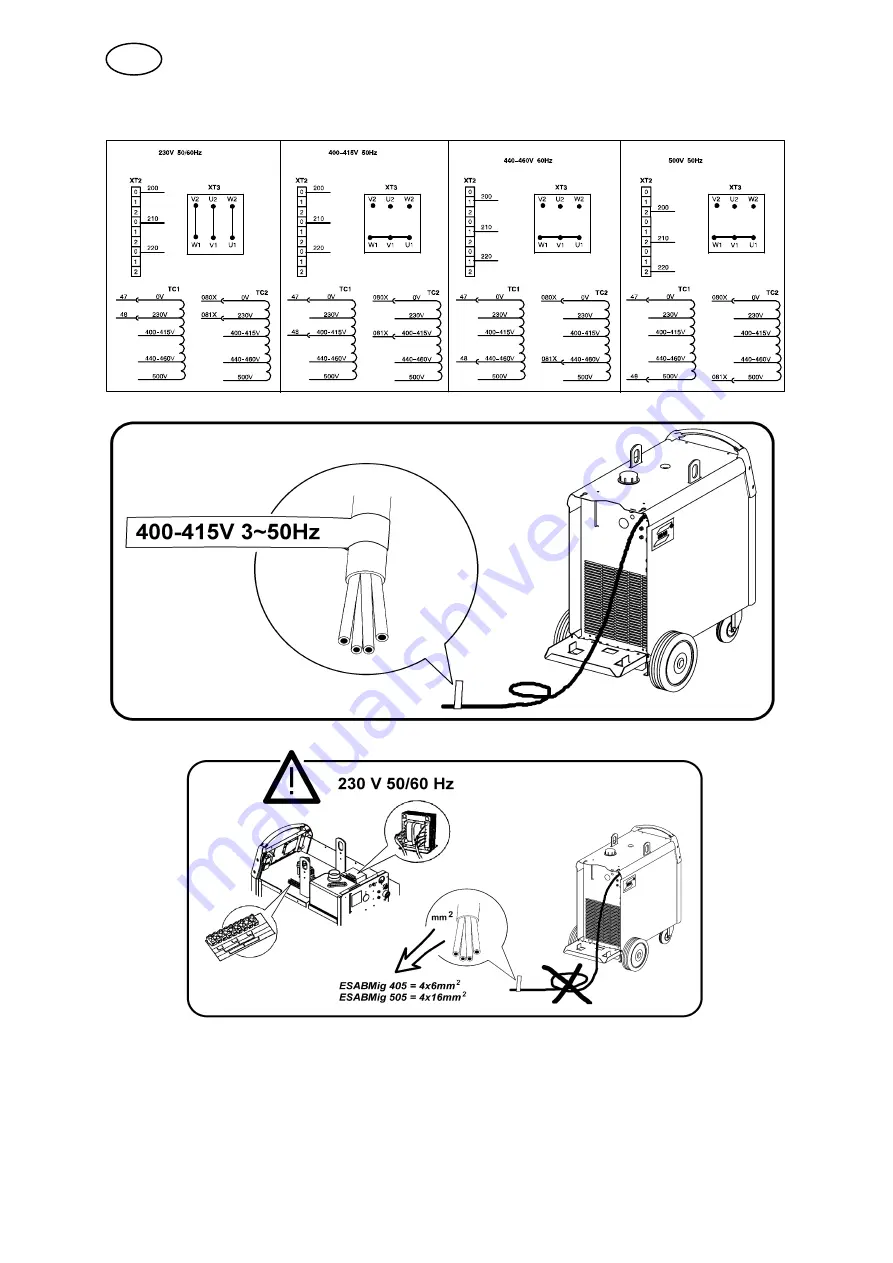 ESAB ESABMig 405 Instruction Manual Download Page 192