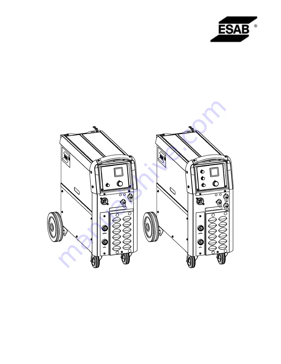 ESAB ESABMig C280 Instruction Manual Download Page 1