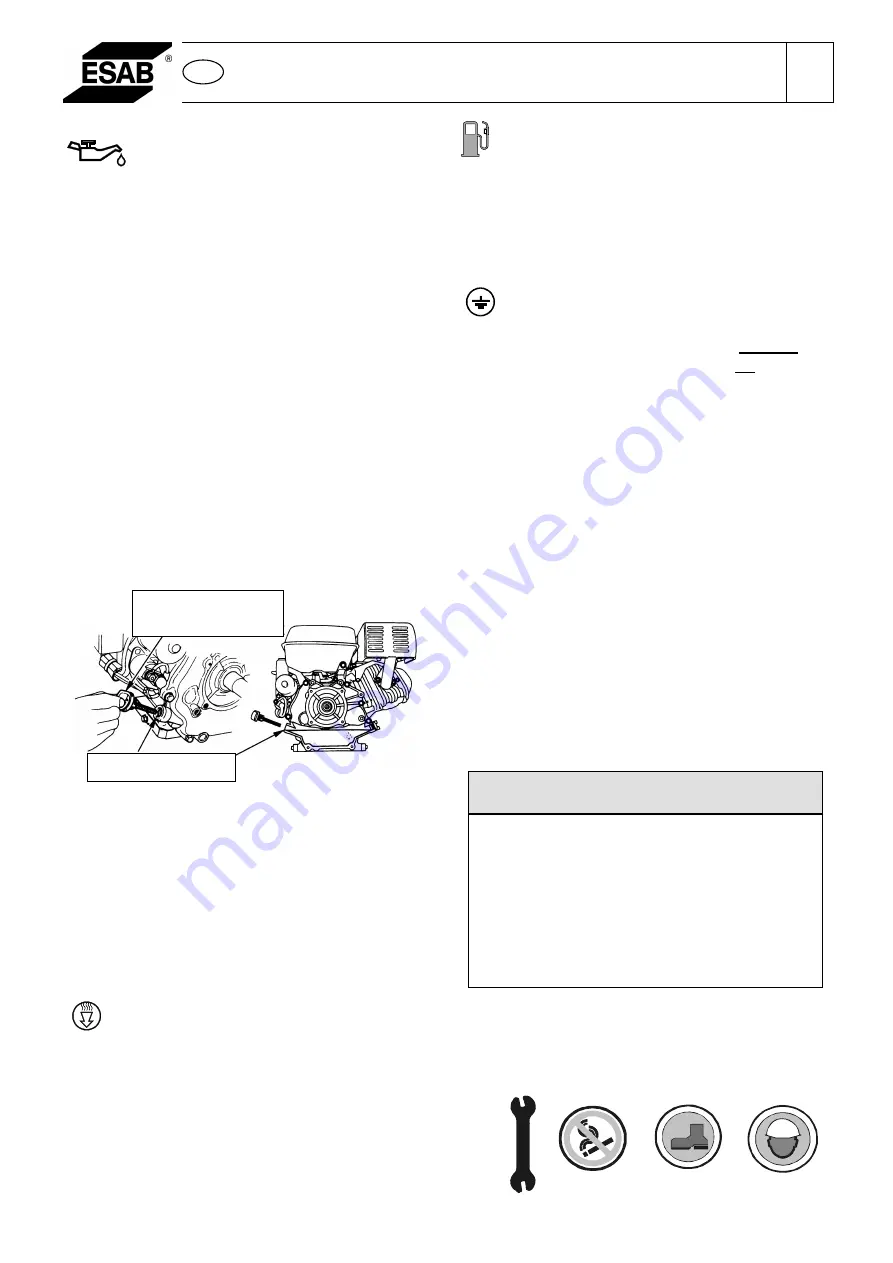 ESAB KHM 190 HS Instruction Manual Download Page 34