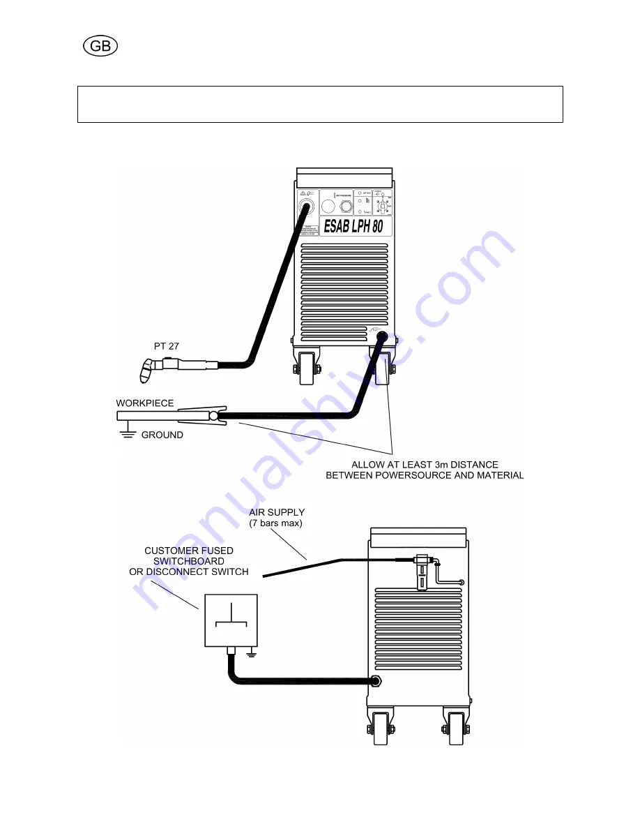 ESAB LPH 80 Instruction Manual Download Page 7