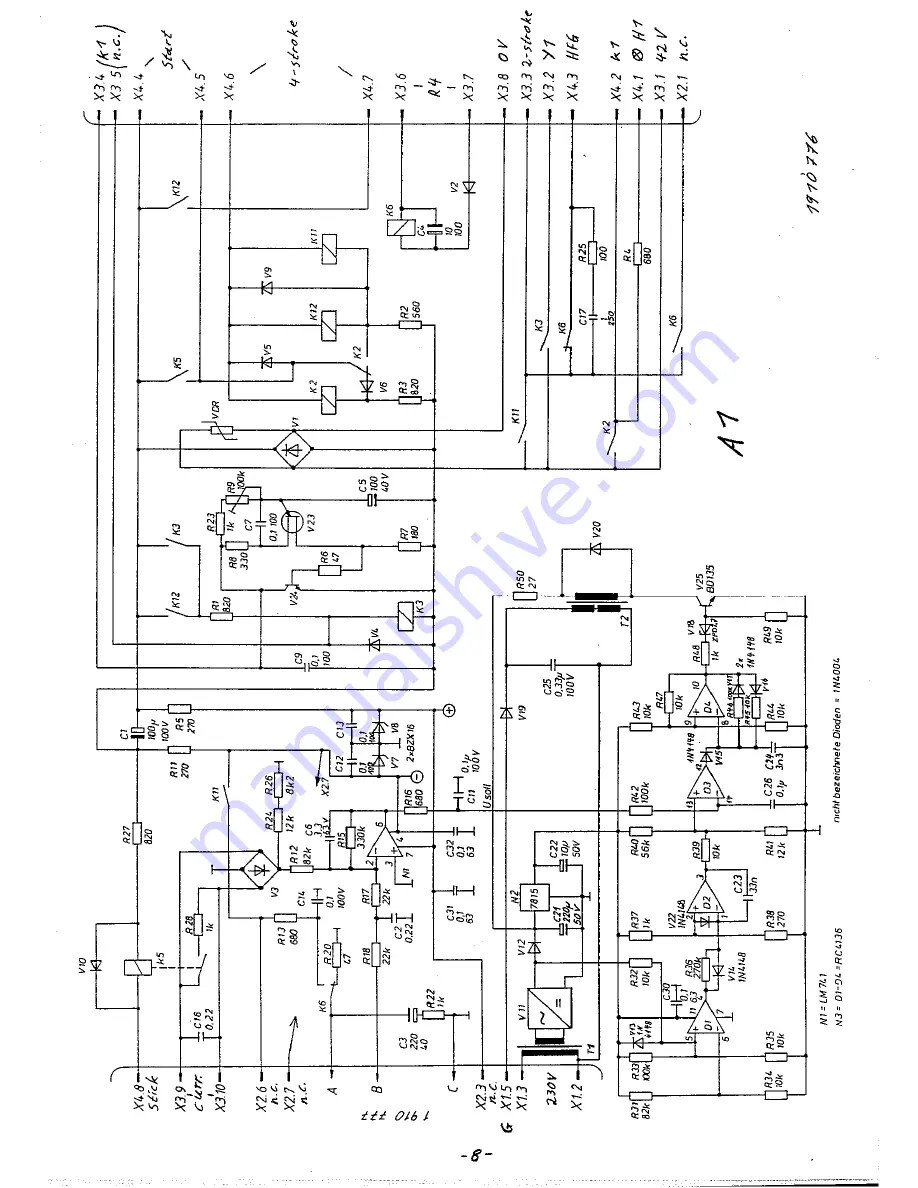 ESAB LTH 161 Service Manual Download Page 8