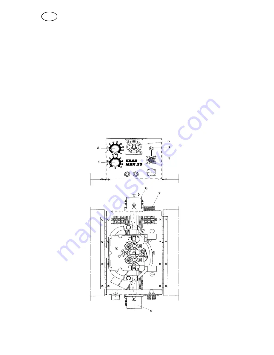 ESAB MEK 25 Nstruction Manual Download Page 6