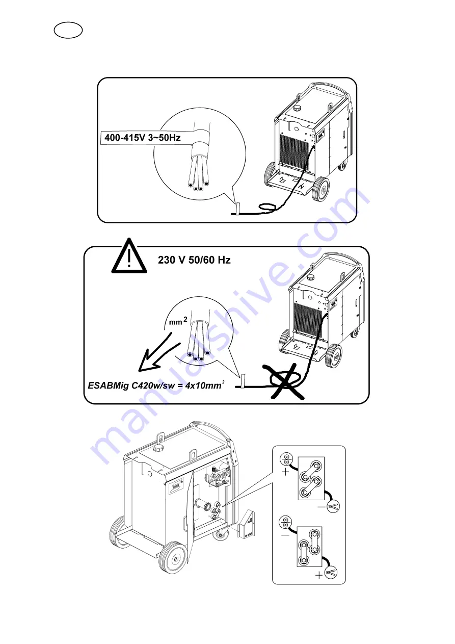 ESAB Mig C420 Instruction Manual Download Page 204