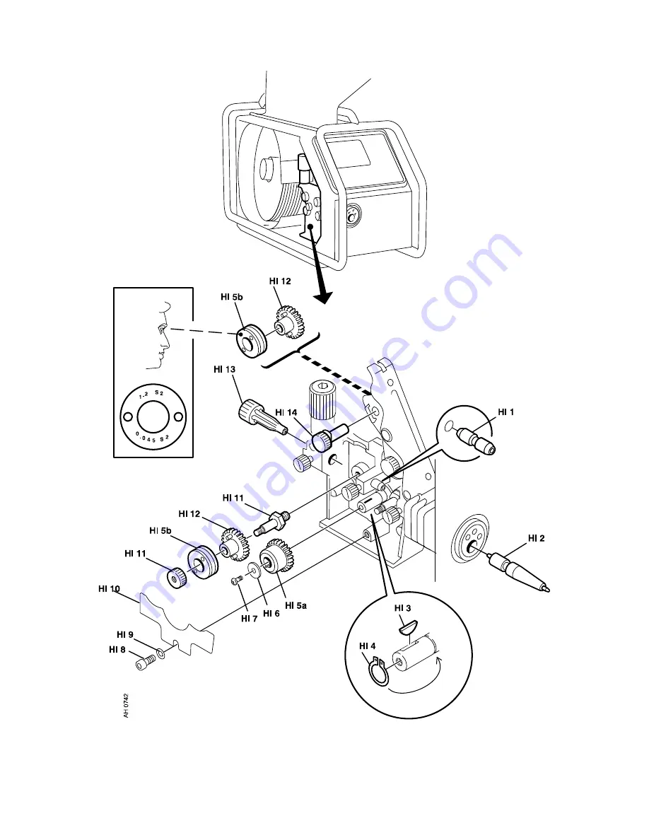 ESAB Origo M13y YardFeed 200 Instruction Manual Download Page 19