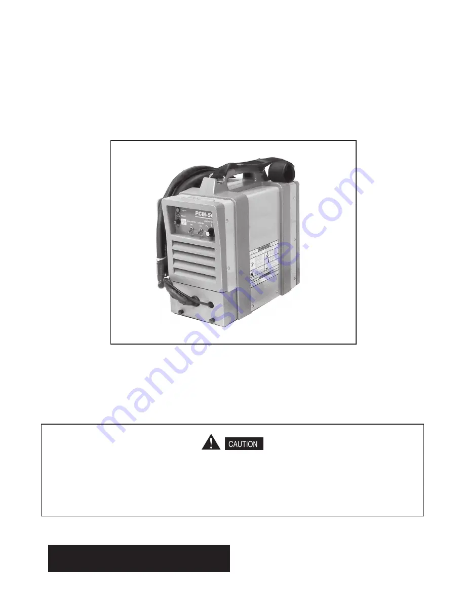 ESAB PCM-50i Скачать руководство пользователя страница 1