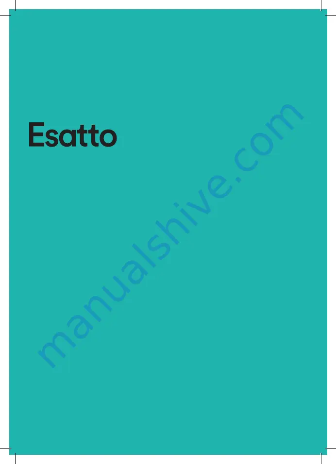 Esatto EWC34B User Manual Download Page 1