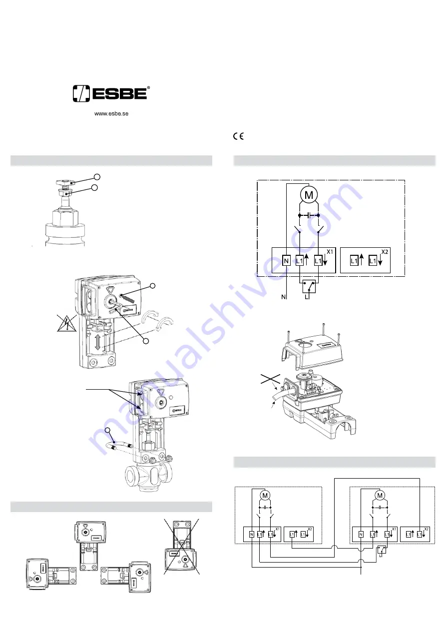 ESBE ALA221 Series Manual Download Page 1