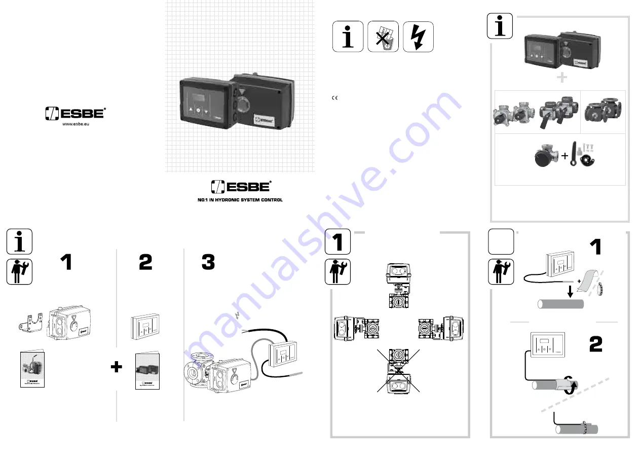 ESBE CRA122 Series Quick Start Manual Download Page 1