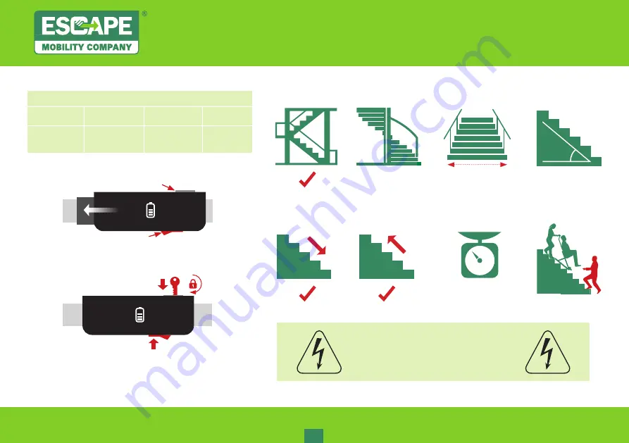 Escape Escape Chair VOLT User Manual Download Page 9