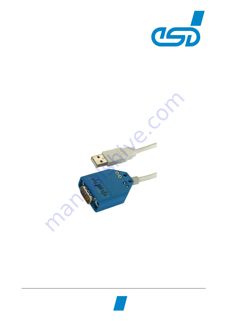 ESD CAN-USB/Micro Скачать руководство пользователя страница 1