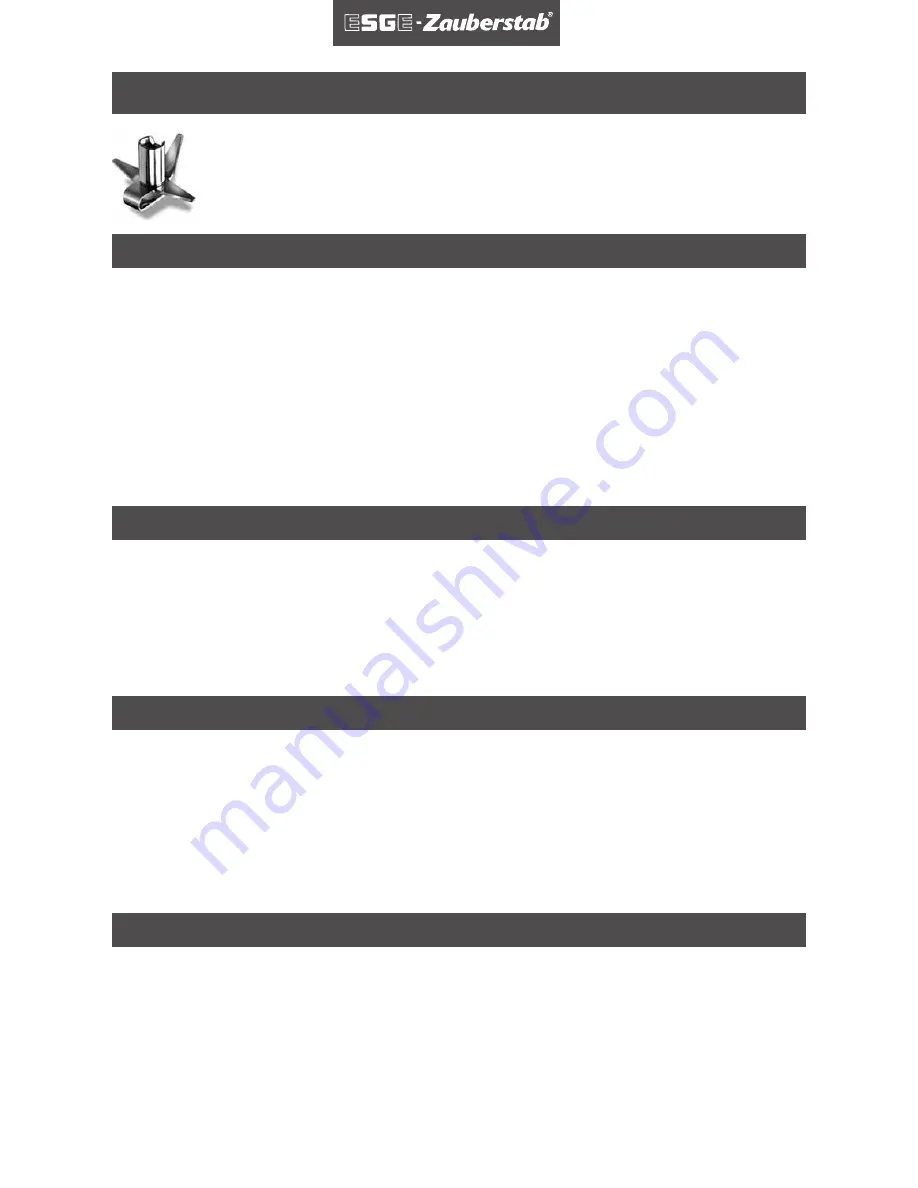 ESGE Zauberstab Instructions For Use Manual Download Page 56