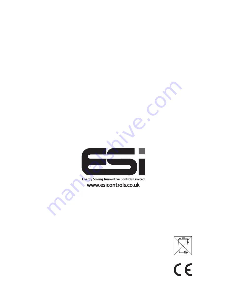 ESI ESRTP4RF User Instructions Download Page 20