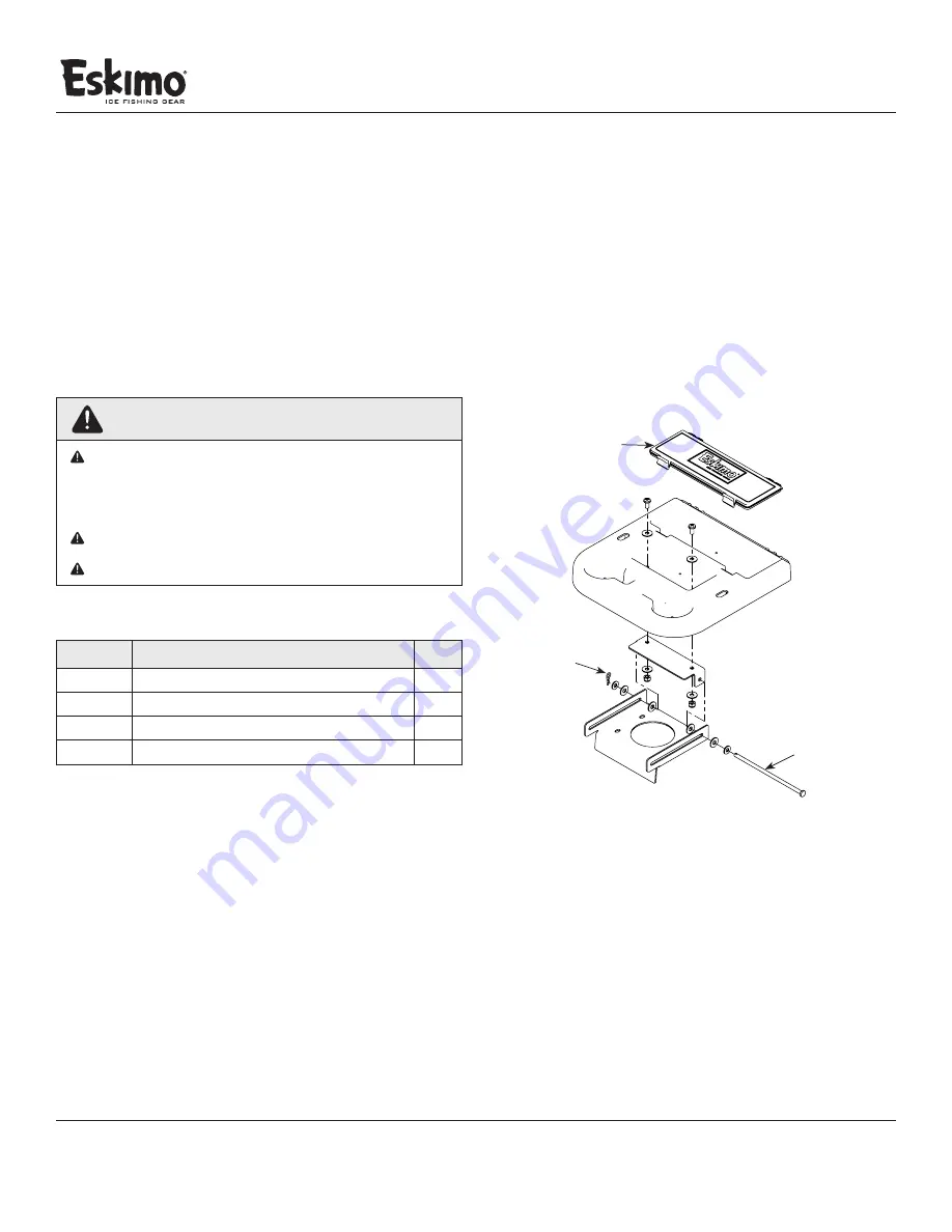 Eskimo 30610 Owner'S Manual Download Page 1