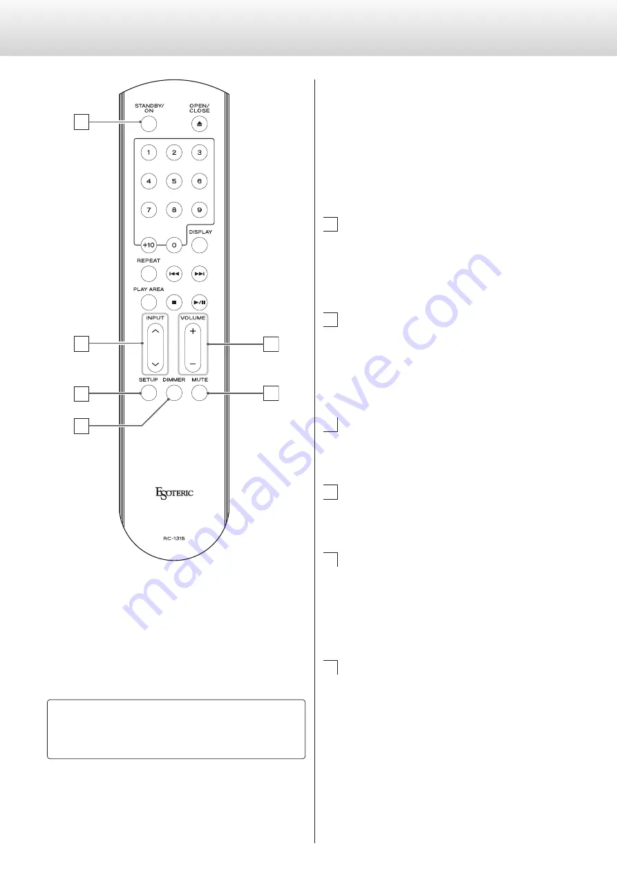 Esoteric 4907034219520 Owner'S Manual Download Page 12