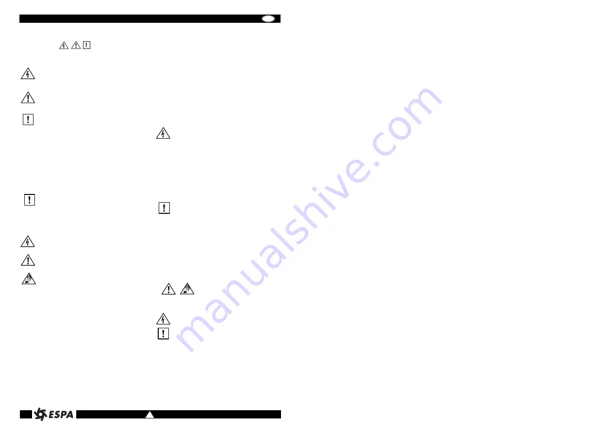 Espa ACUA5 1200AS Instruction Manual Download Page 2