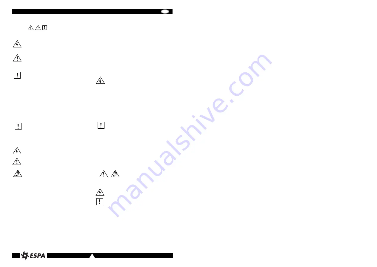 Espa ACUA5 1200AS Instruction Manual Download Page 4