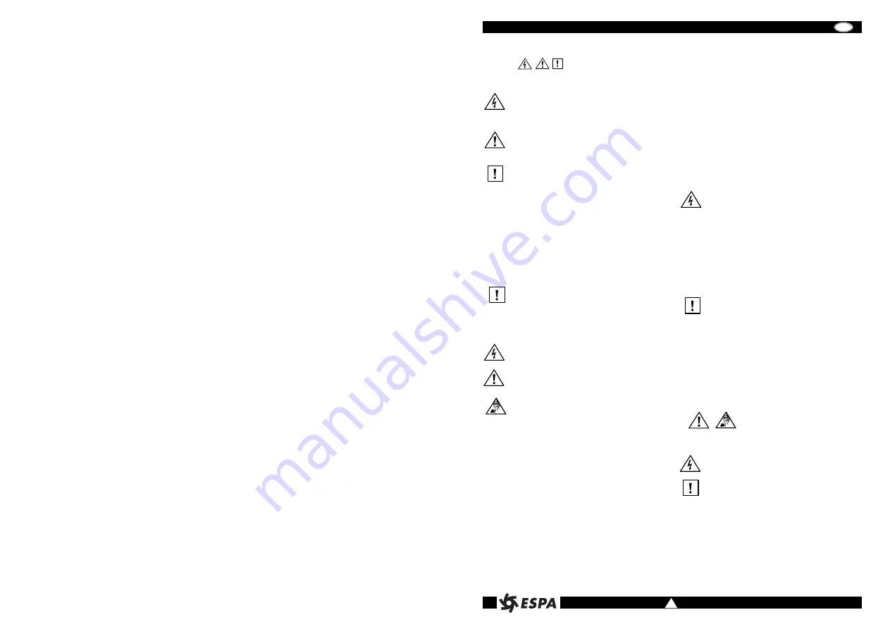 Espa ACUA5 1200AS Instruction Manual Download Page 7