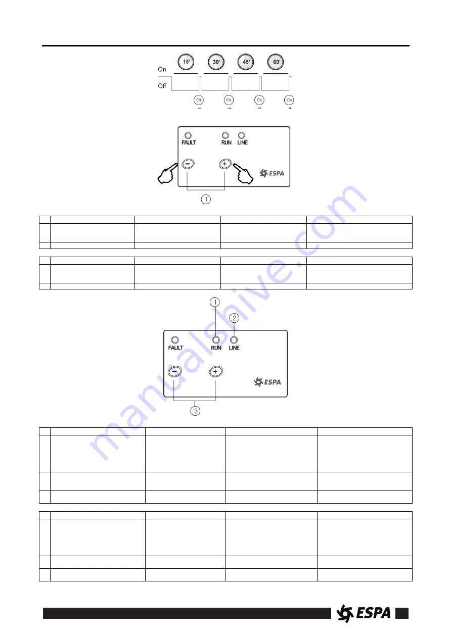 Espa ACUAPLUS 5M S Instruction Manual Download Page 40