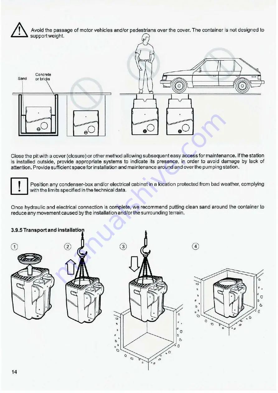 Espa DRAINBOX 1400/1800 Instruction Manual Download Page 14