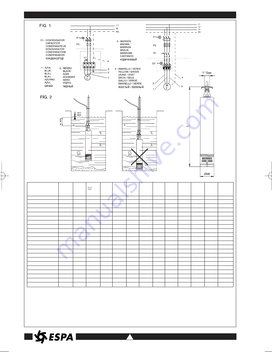 Espa NEPTUN FL Instruction Manual Download Page 10