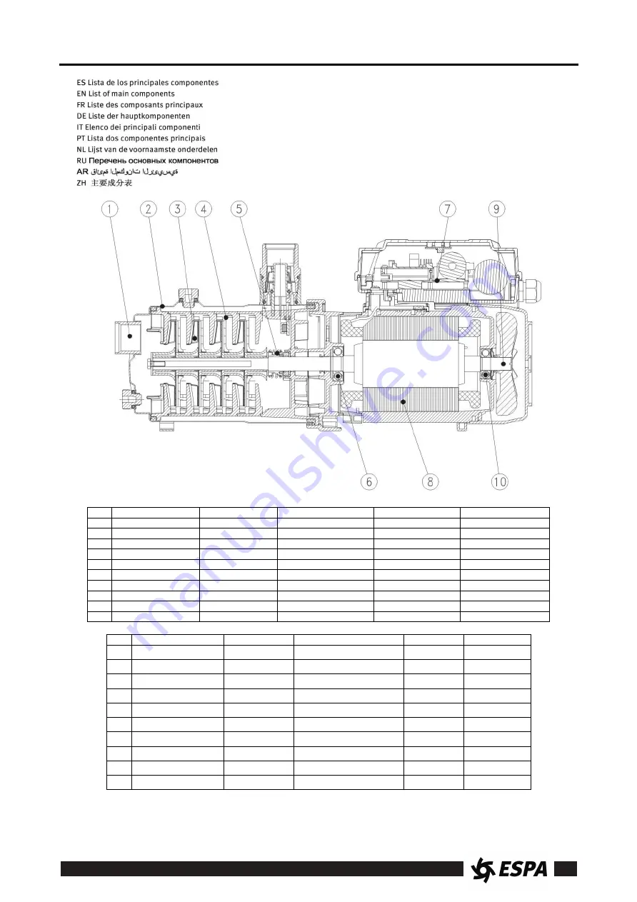 Espa TECNOPLUS25 Instruction Manual Download Page 53