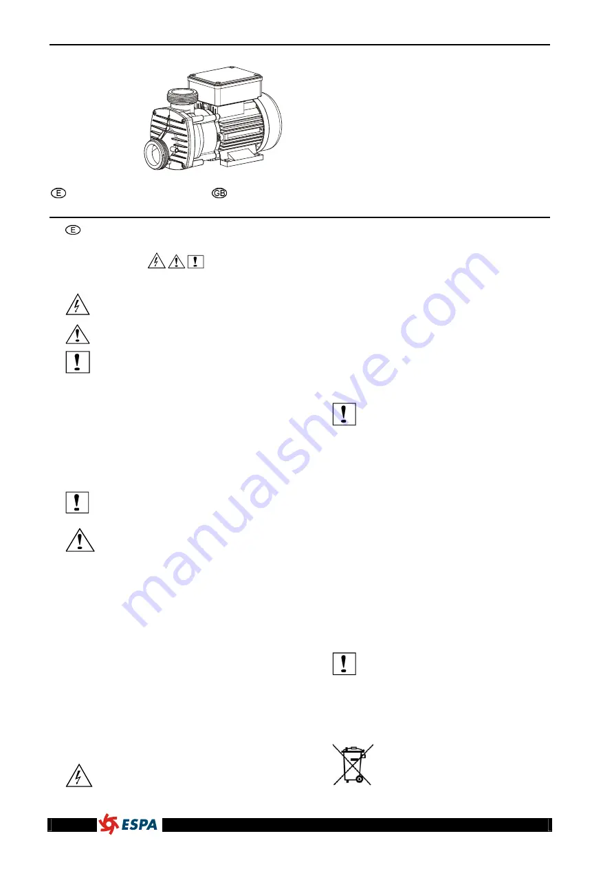 Espa TIPER15 Instruction Manual Download Page 1