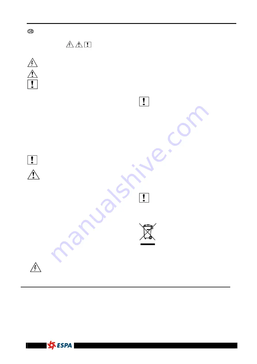 Espa TIPER15 Instruction Manual Download Page 2