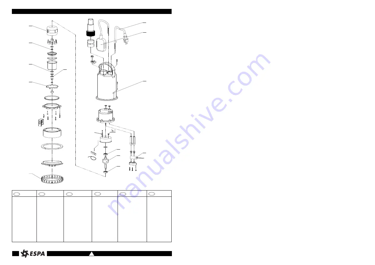 Espa VX V 1100AS Instruction Manual Download Page 8