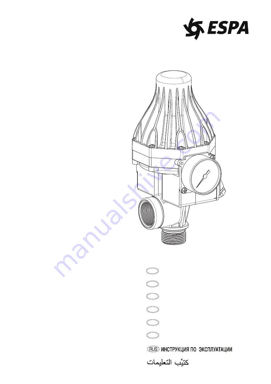 Espa WATERDRIVE Instruction Manual Download Page 1