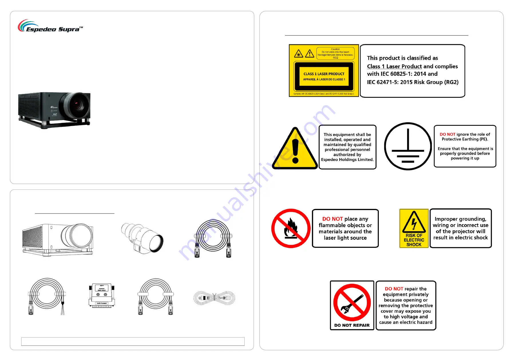 Espedeo Supra-5000 Quick Start Manual Download Page 1