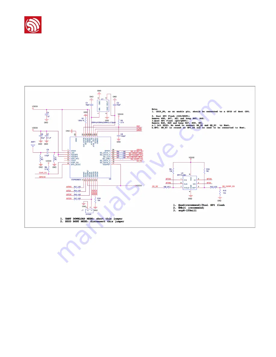 Espressif Systems ESP8266EX Скачать руководство пользователя страница 48