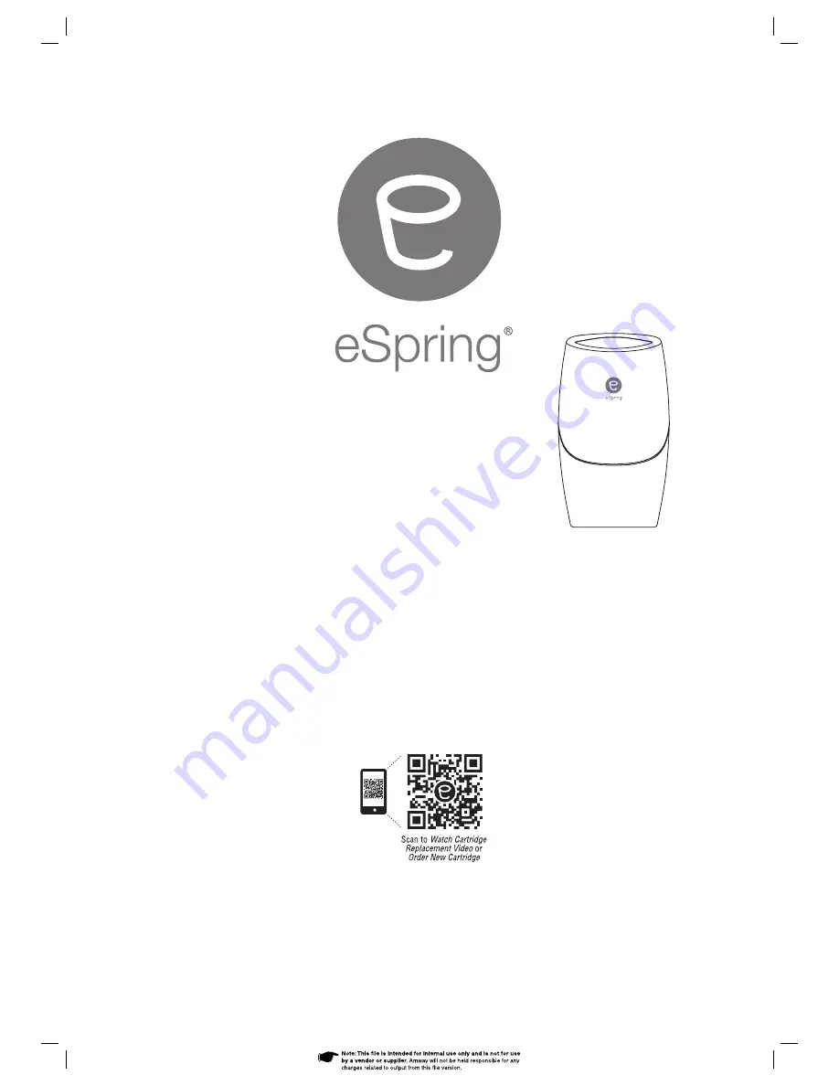 eSpring Water Purifier Скачать руководство пользователя страница 1