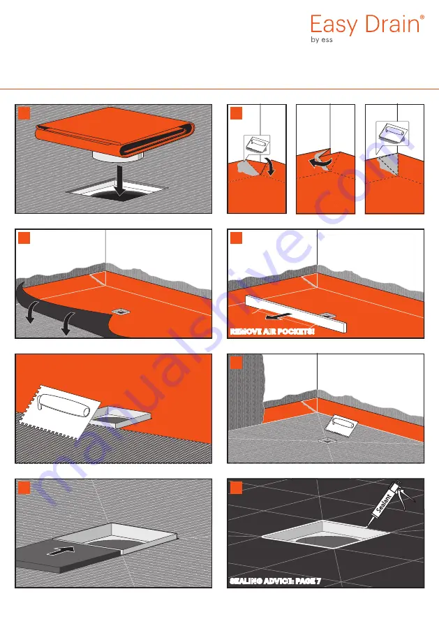 ESS Easy Drain Waterstop Aqua Total ED-WS-10X10 Скачать руководство пользователя страница 5