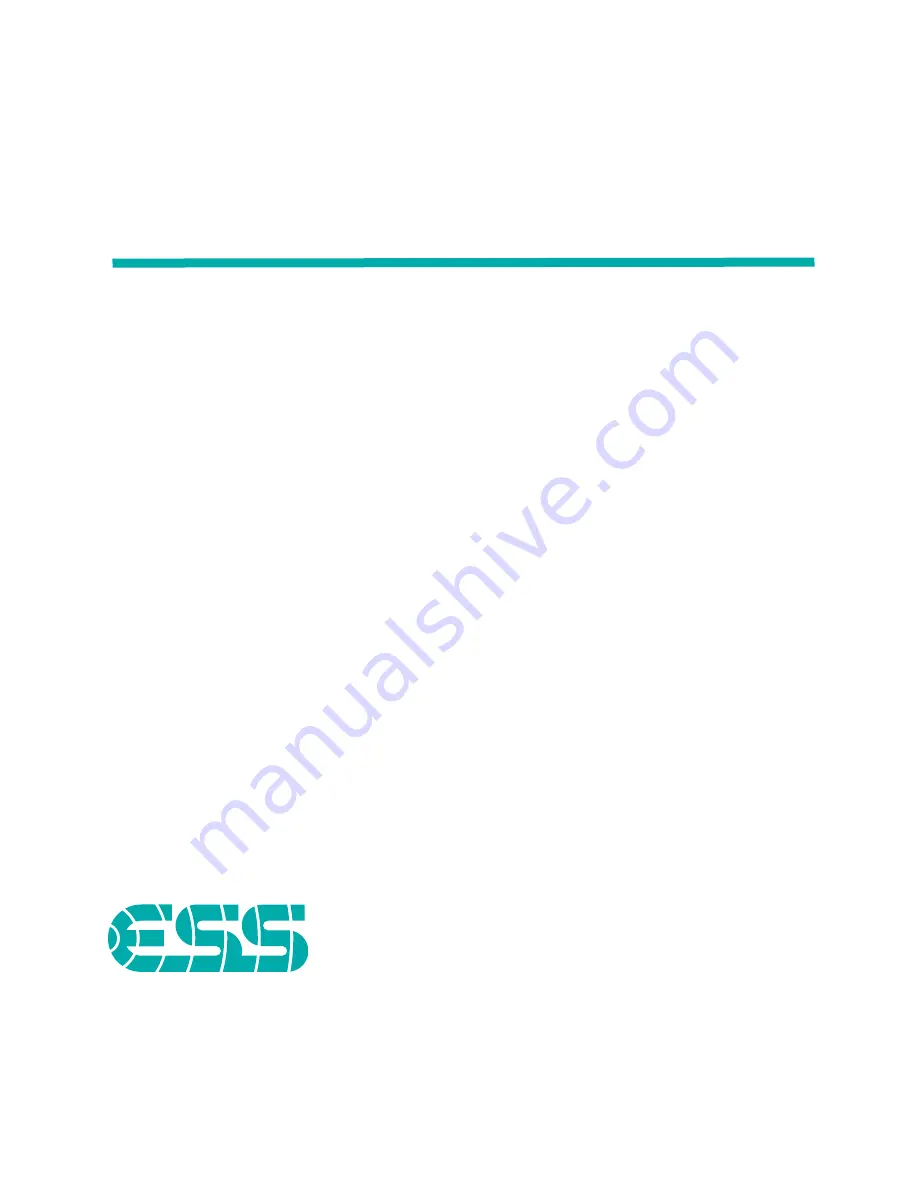 ESS ES98 0Q Series Manual Download Page 1