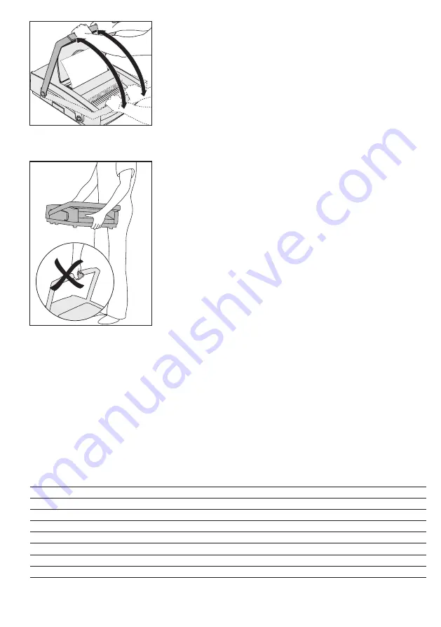 Esselte LEITZ comBIND 500 Operating Instructions Manual Download Page 8