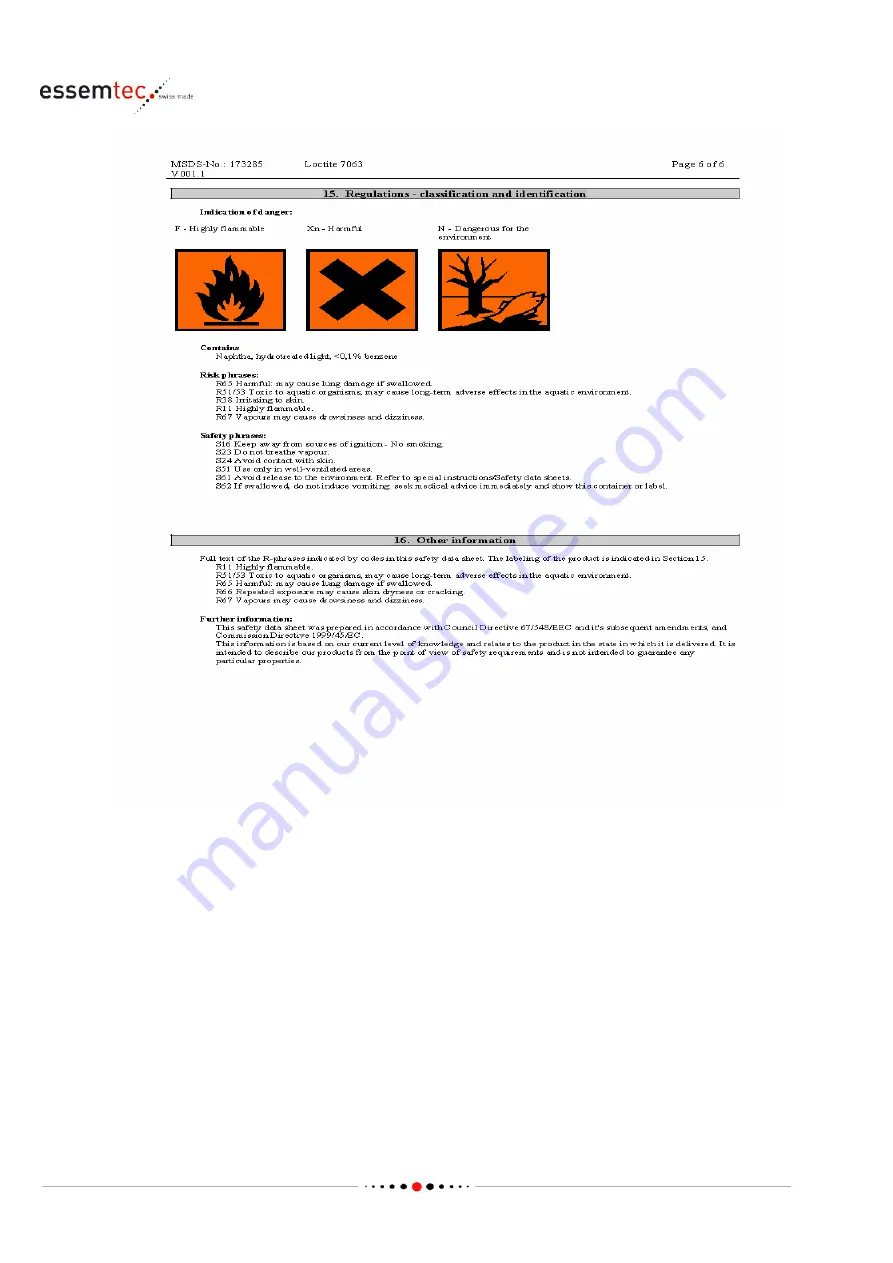 Essemtec Paraquda Startup & Safety Manual Download Page 176