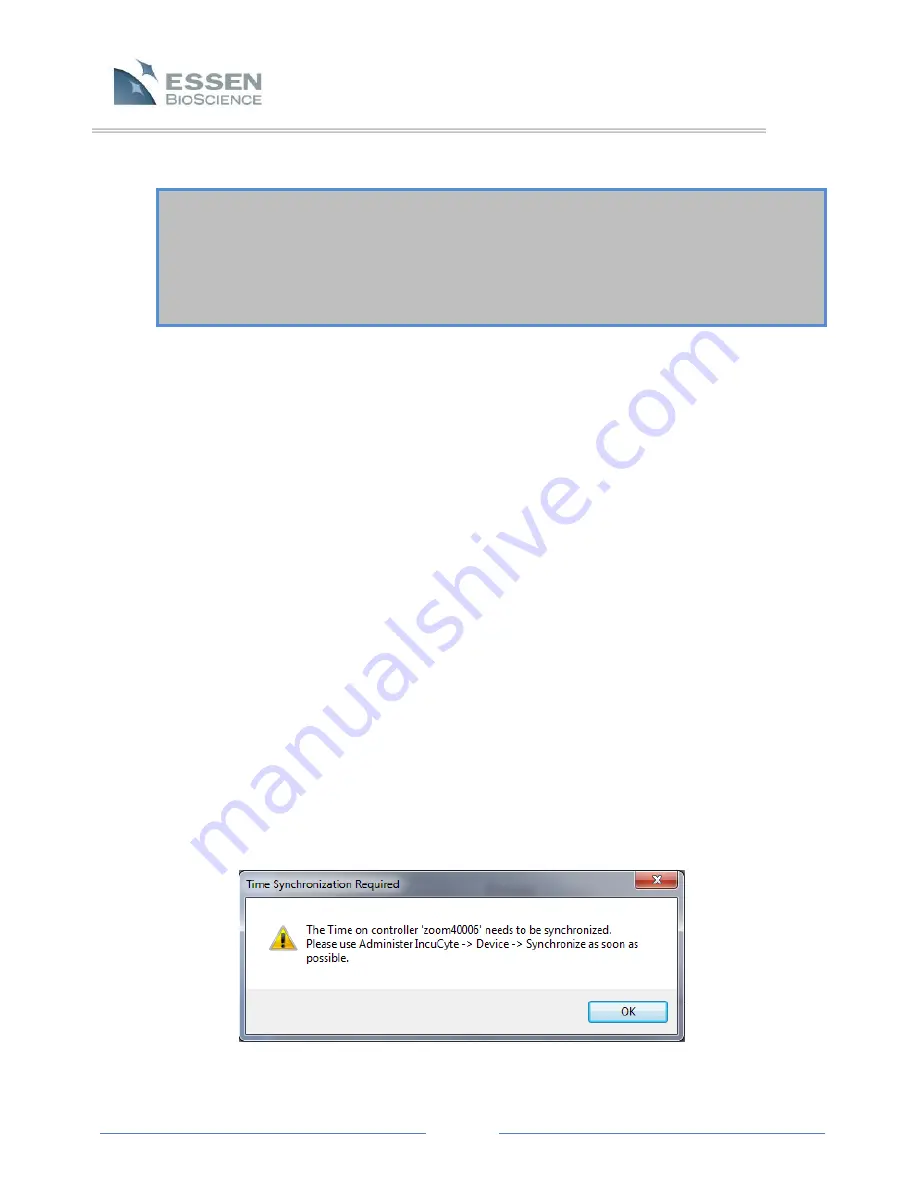 Essen BioScience IncuCyte ZOOM User Manual Download Page 21