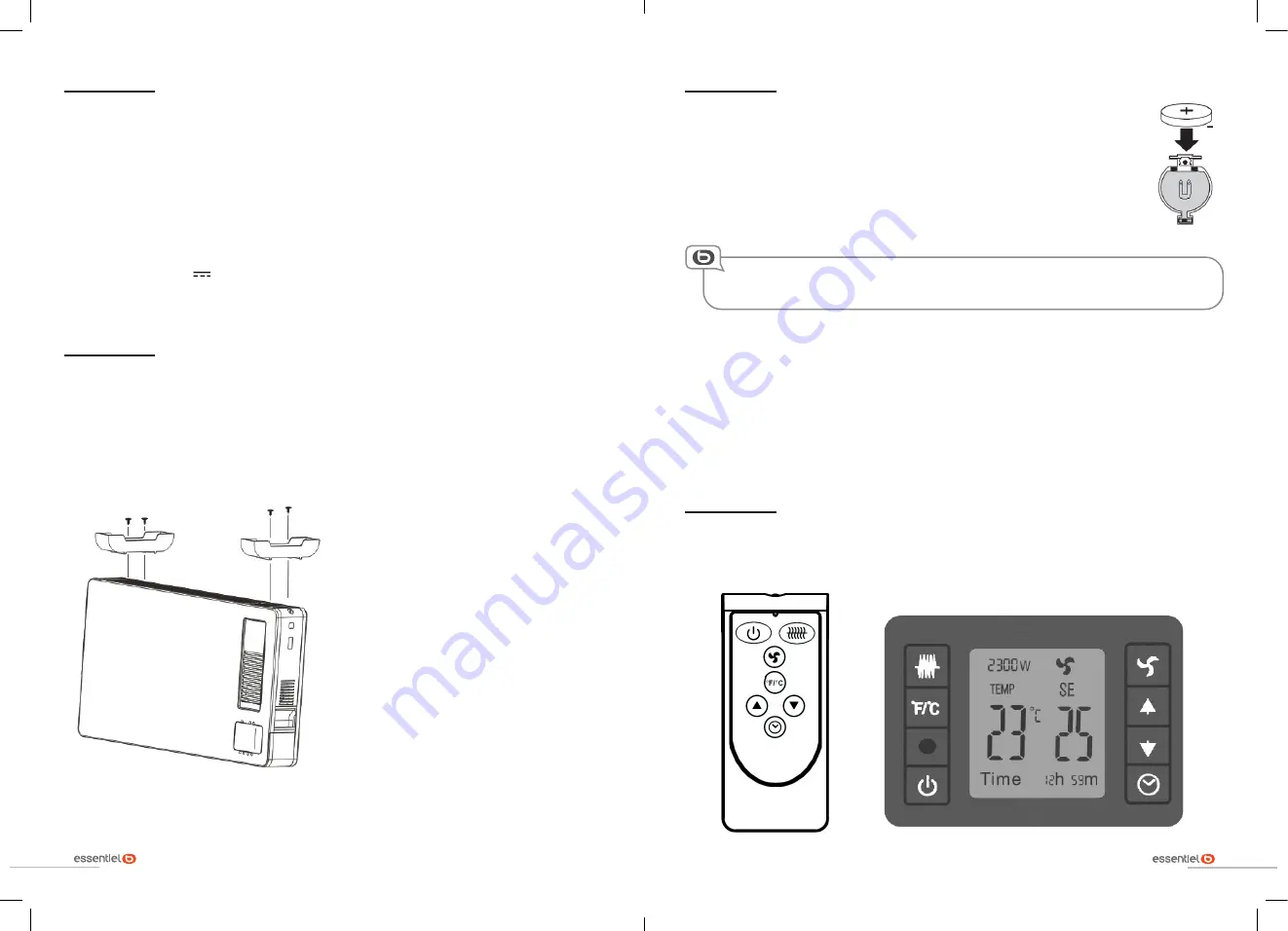 Essentielb ECHC 2300P Скачать руководство пользователя страница 4